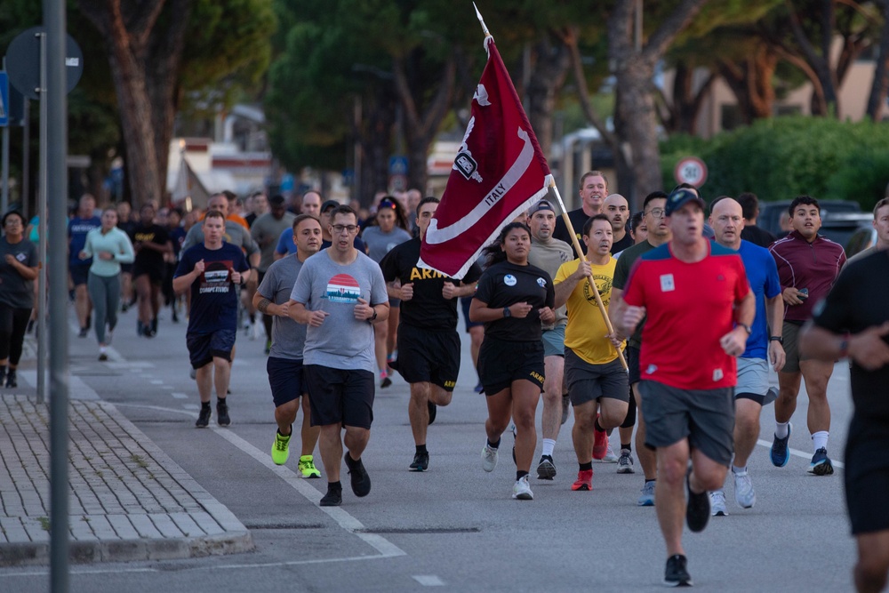 Vicenza Military Community hosts 9/11 solidarity run