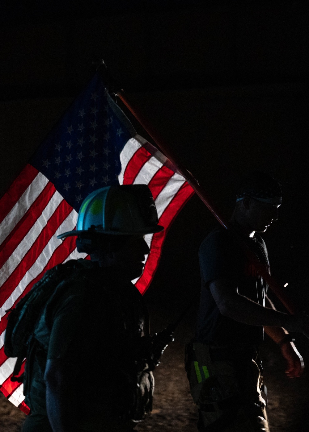 776th EABS firefighters host 9/11 memorial ruck