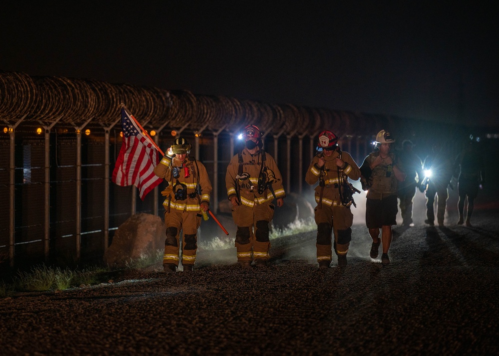 776th EABS firefighters host 9/11 memorial ruck