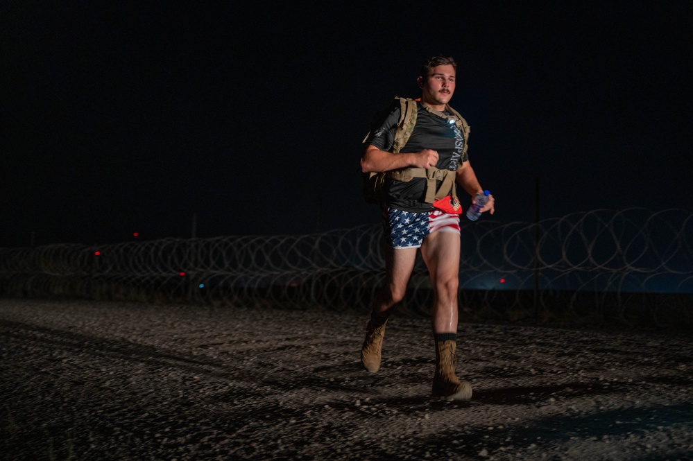 776th EABS firefighters host 9/11 memorial ruck