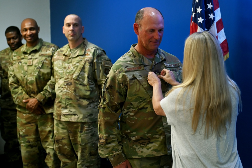 Promotional Ceremony for Chief Master Sgt. Tony Goodwin