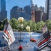 Coast Guard Members Lay Flowers During 9/11 Observance at Ground Zero