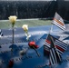 Coast Guard Members Lay Flowers During 9/11 Observance at Ground Zero