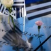 Coast Guard Members Lay Flowers During 9/11 Observance at Ground Zero