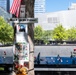 Coast Guard Members Lay Flowers During 9/11 Observance at Ground Zero