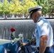 Coast Guard Members Lay Flowers During 9/11 Observance at Ground Zero