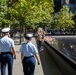 Coast Guard Members Lay Flowers During 9/11 Observance at Ground Zero