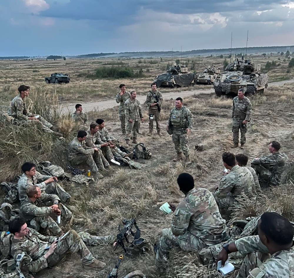 1st Bn., 66th Arm. Reg. conducts Company field exercise in Poland