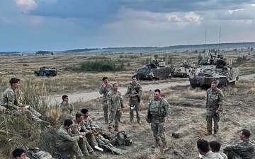 1st Bn., 66th Arm. Reg. conducts Company field exercise in Poland