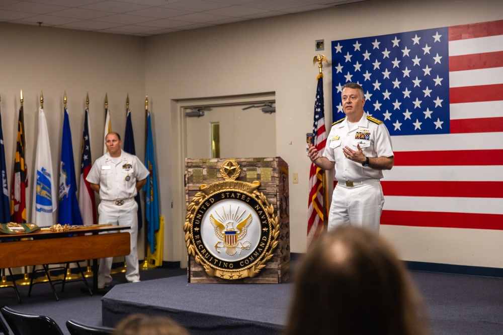 RADM Waters Visits NORU