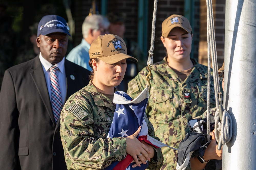 Norfolk Naval Shipyard Hosts Annual Patriot Day Fall-In and Remembrance Ceremony to Honor Those Lost