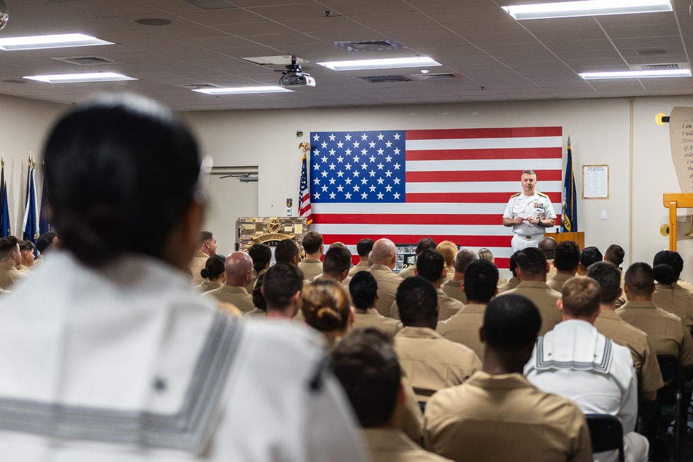 RADM Waters Visits NORU