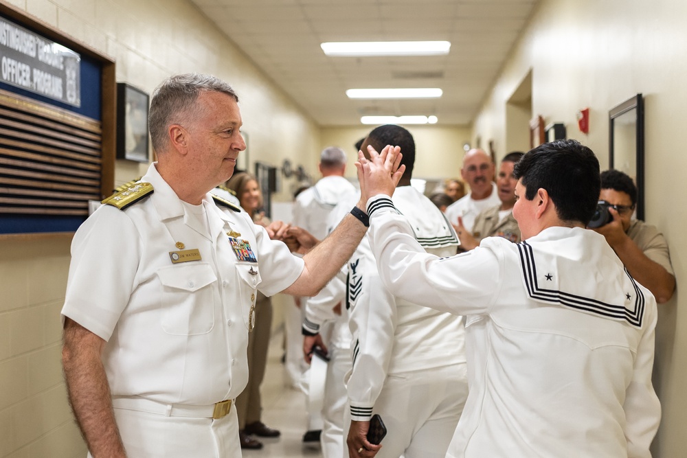 RADM Waters Visits NORU