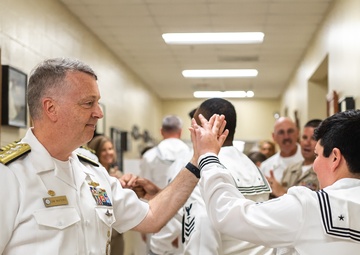 RADM Waters Visits NORU