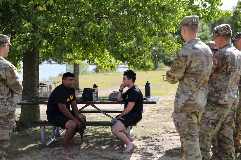 Baptism at Fort Custer