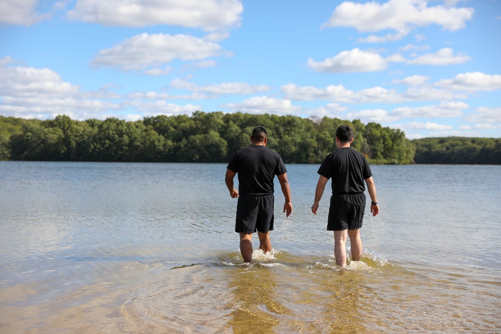 Baptism at Fort Custer