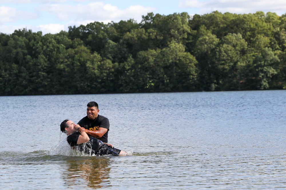 Baptism at Fort Custer