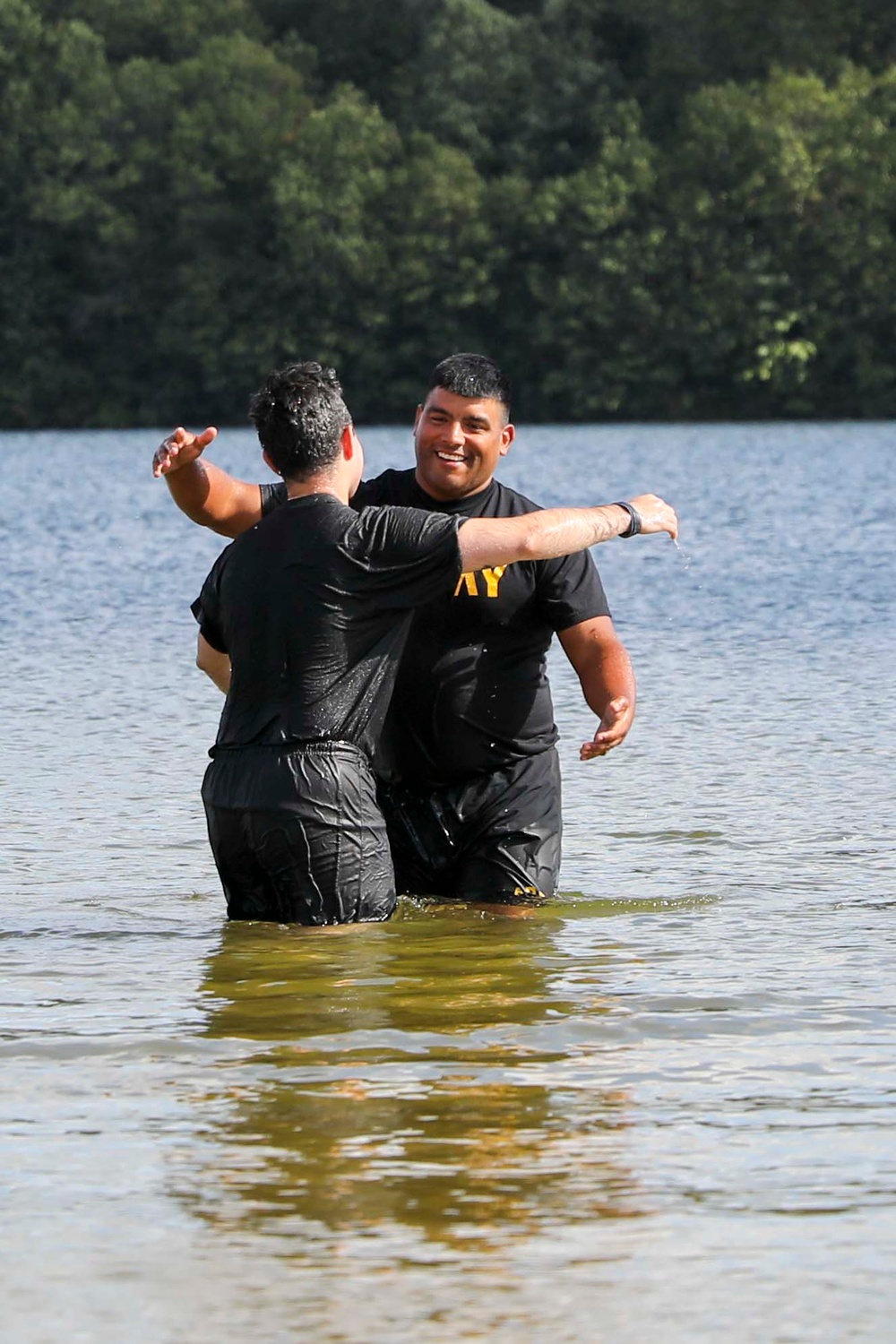 Baptism at Fort Custer