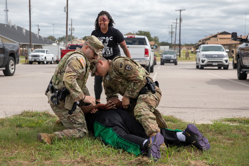 863rd Military Police Company Respond to a Domestic Violence Training Scenario