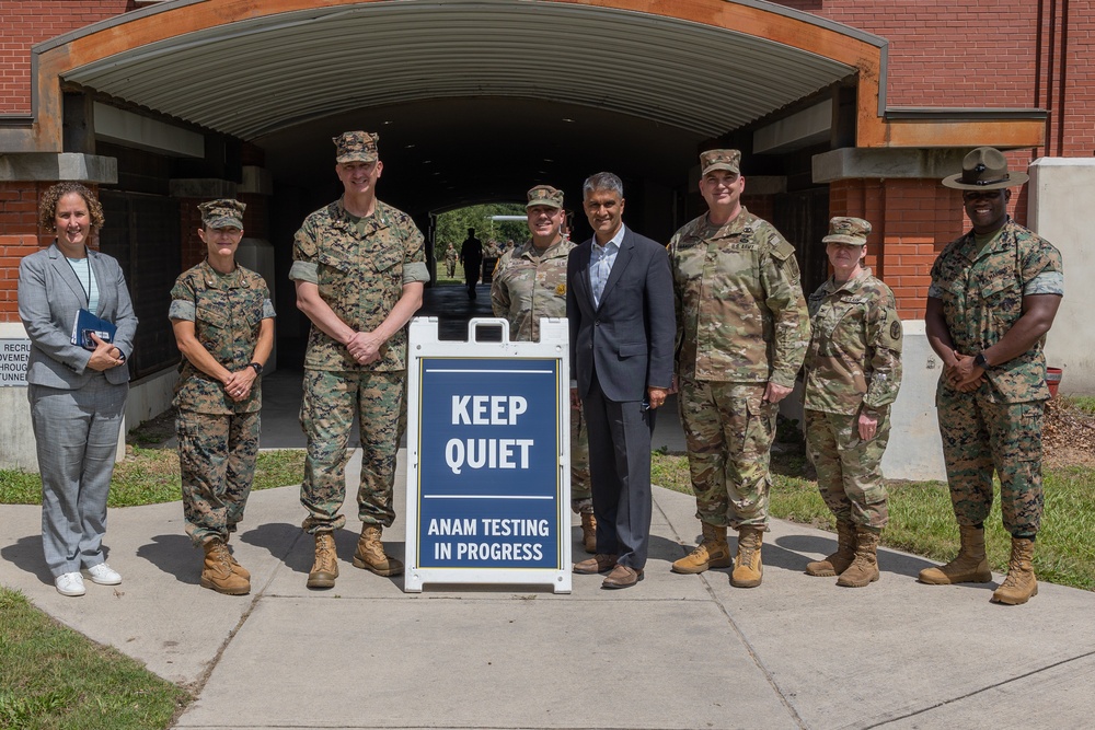 Under Secretary of Defense for Personnel and Readiness Visits MCRDPI