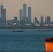 USCGC Katherine Walker Transits NYC Harbor Displaying American Flag in Honor of 9/11