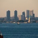 USCGC Katherine Walker Transits NYC Harbor Displaying American Flag in Honor of 9/11