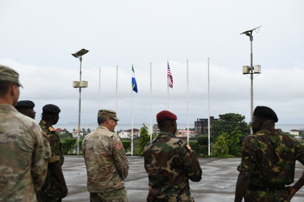 Michigan National Guard and Sierra Leone SPP Signing Ceremony