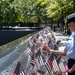 Coast Guard Members Lay Flowers During 9/11 Observance at Ground Zero