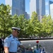 Coast Guard Members Lay Flowers During 9/11 Observance at Ground Zero