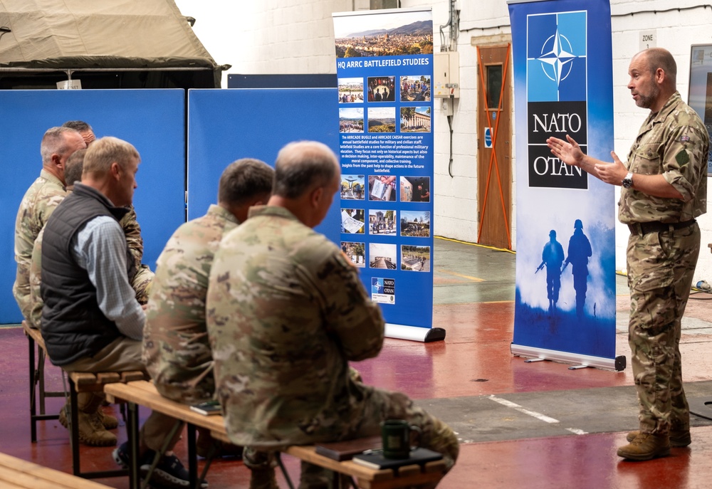 Mississippi Adjutant General visits deployed 3-star NATO element