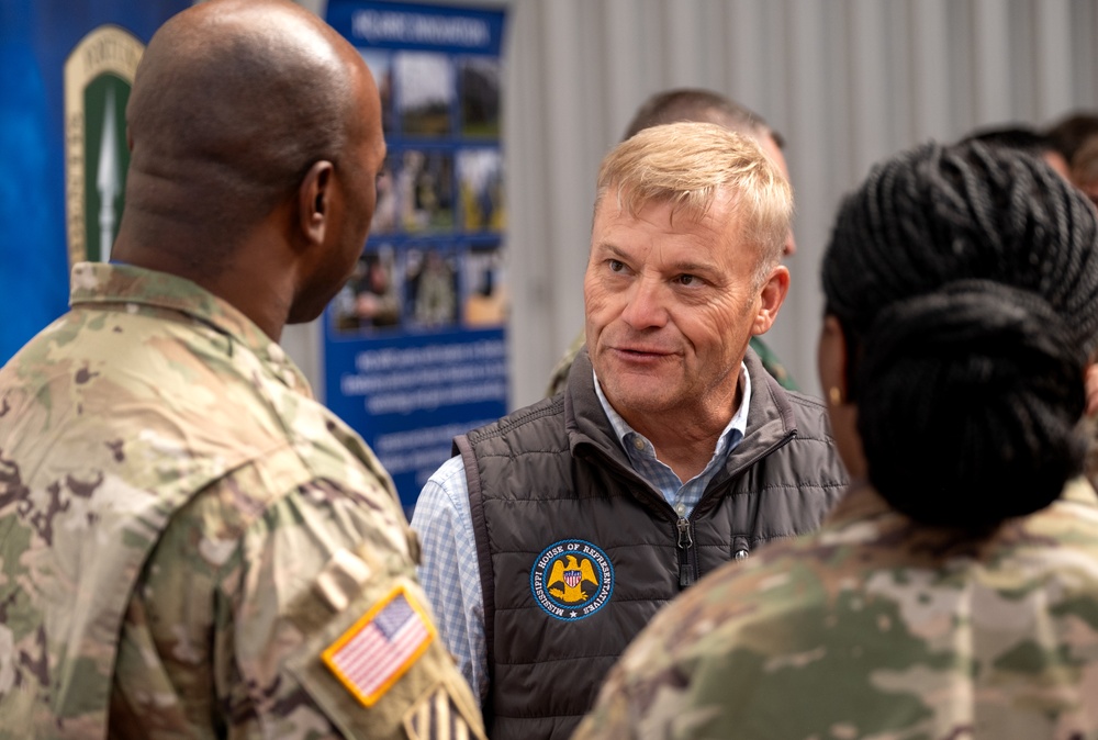 Mississippi Adjutant General visits deployed 3-star NATO element