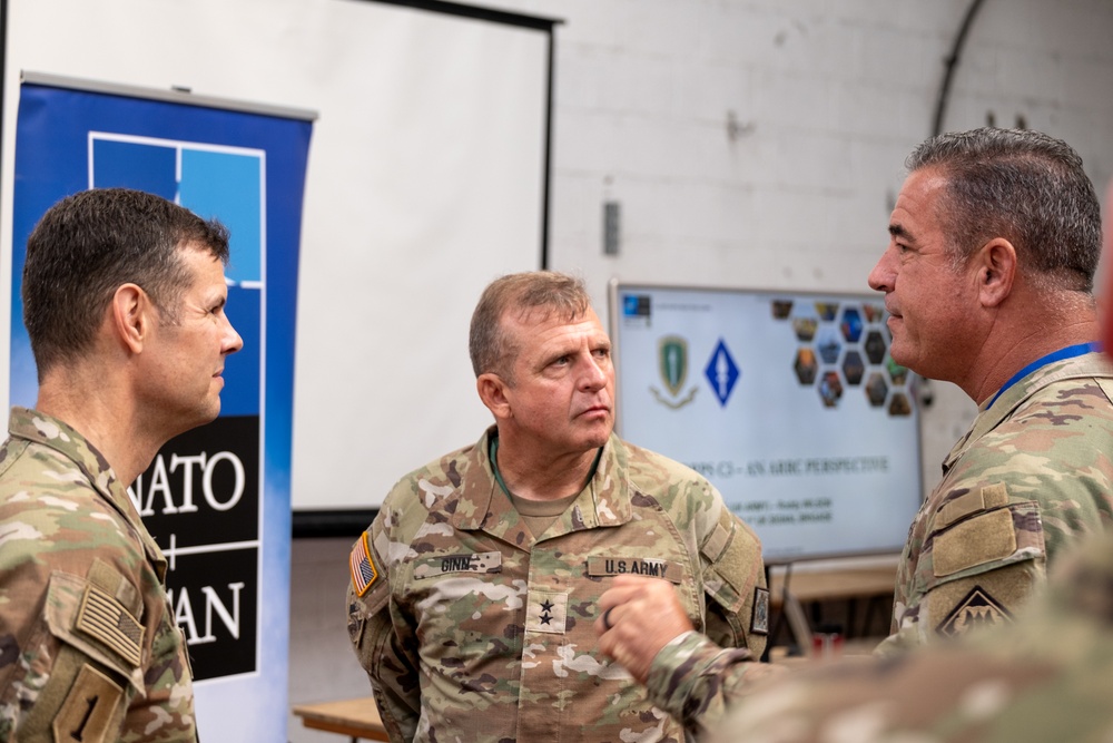 Mississippi Adjutant General visits deployed 3-star NATO element