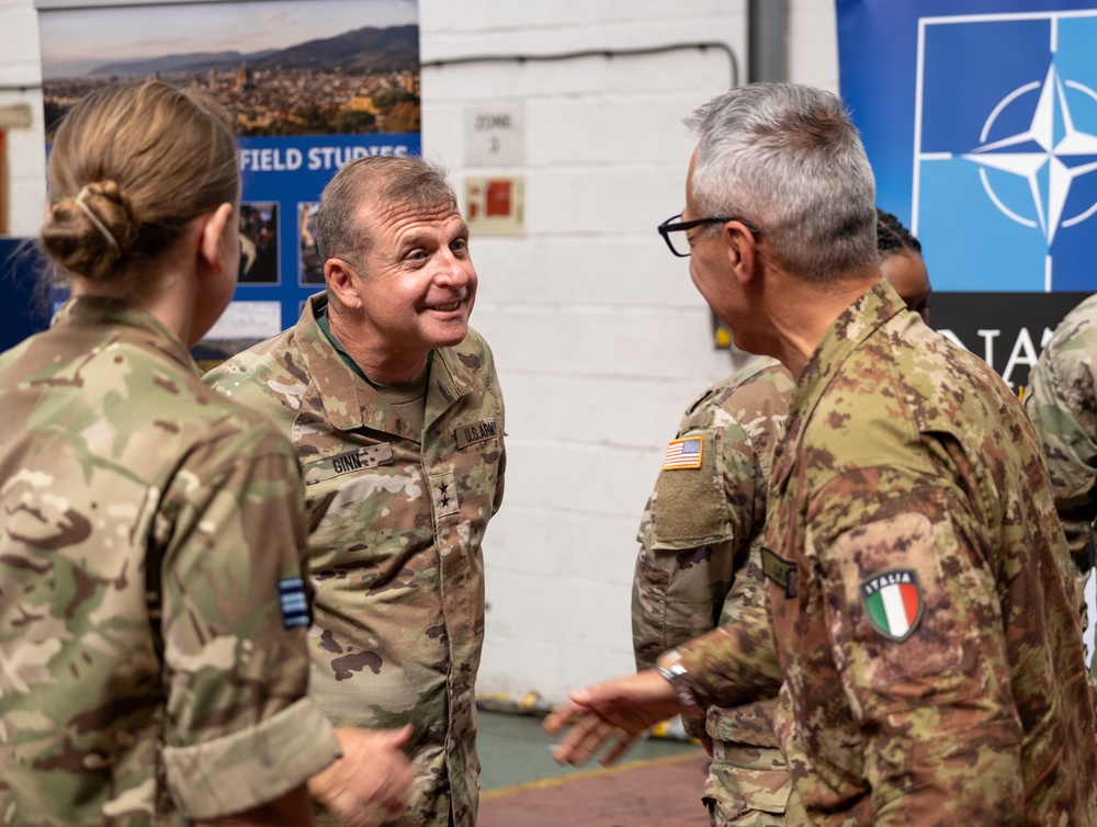 Mississippi Adjutant General visits deployed 3-star NATO element