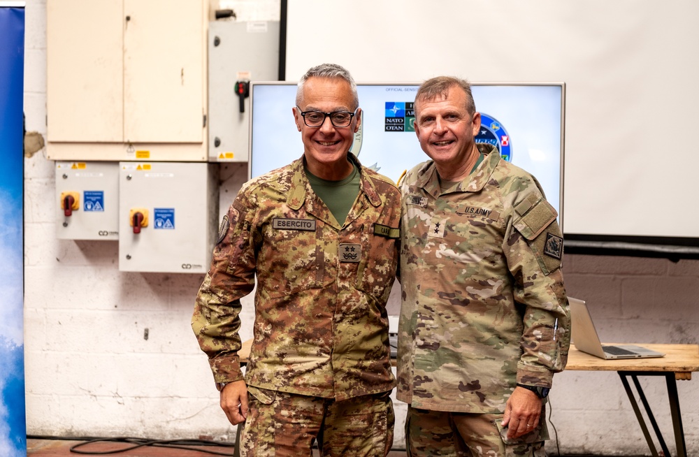 Mississippi Adjutant General visits deployed 3-star NATO element