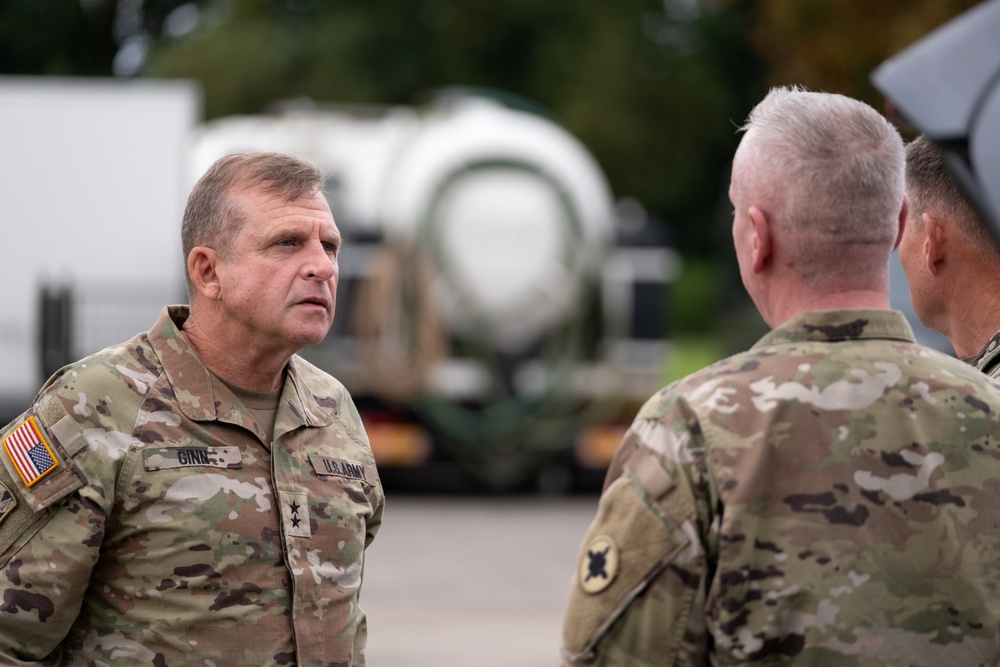 Mississippi Adjutant General visits deployed 3-star NATO element