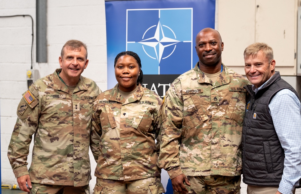 Mississippi Adjutant General visits deployed 3-star NATO element