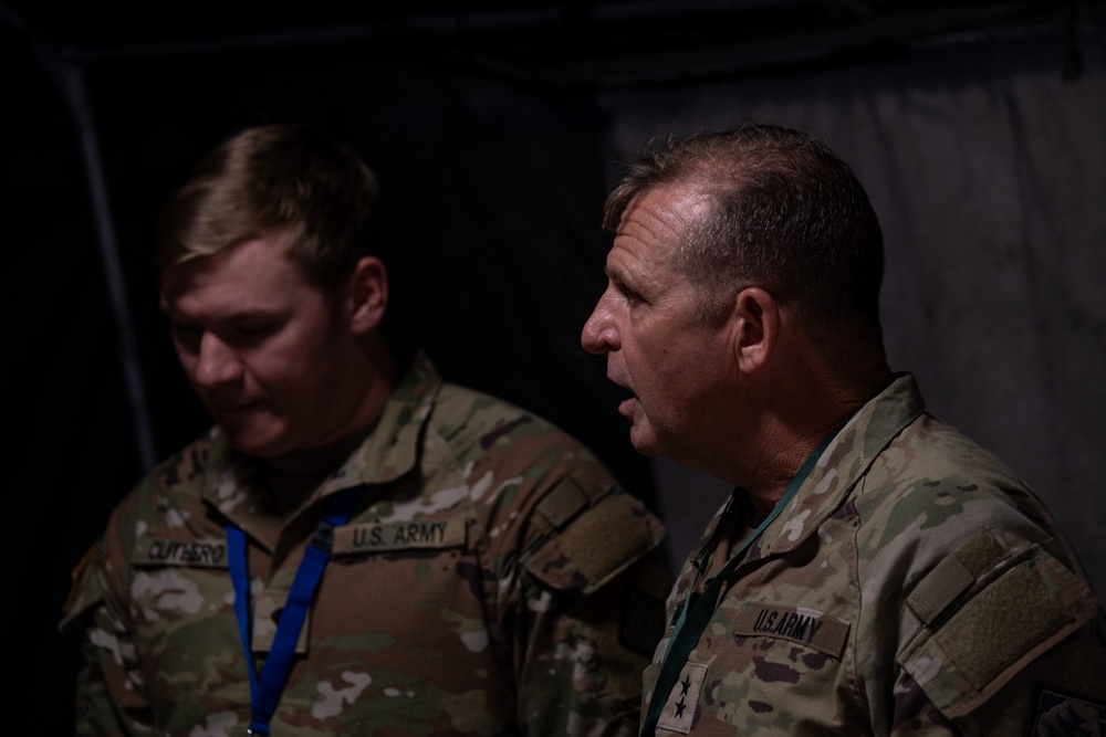 Mississippi Adjutant General visits deployed 3-star NATO element