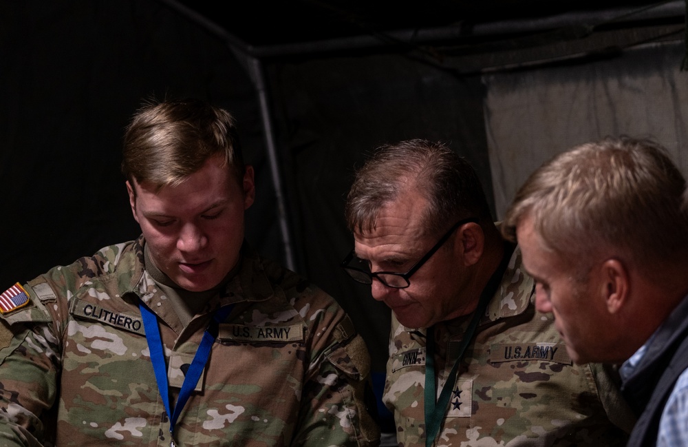 Mississippi Adjutant General visits deployed 3-star NATO element