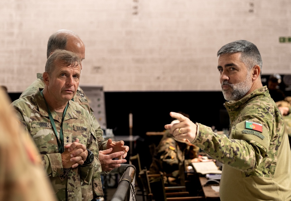 Mississippi Adjutant General visits deployed 3-star NATO element