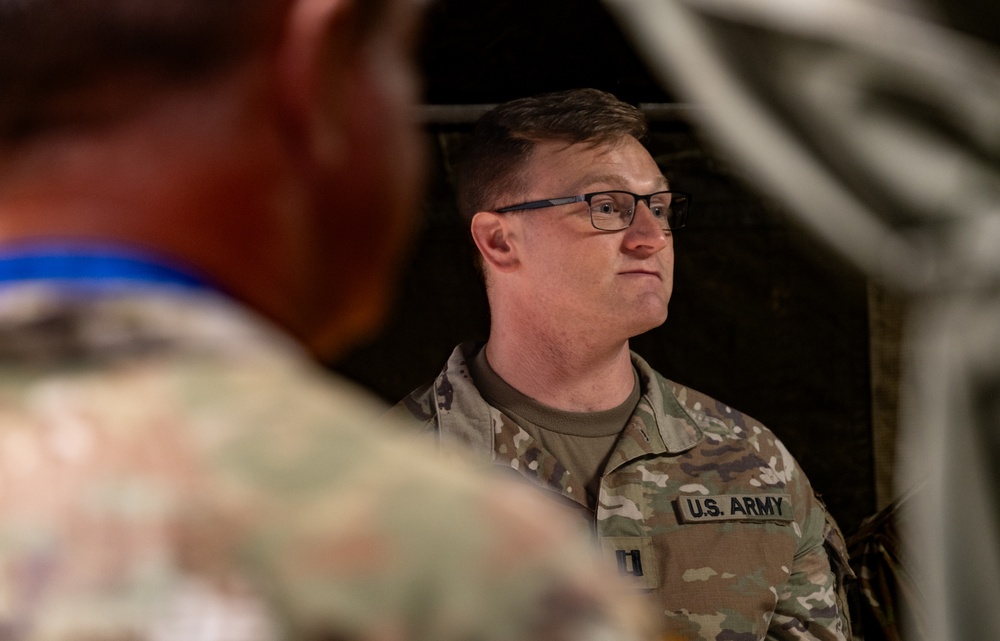 Mississippi Adjutant General visits deployed 3-star NATO element