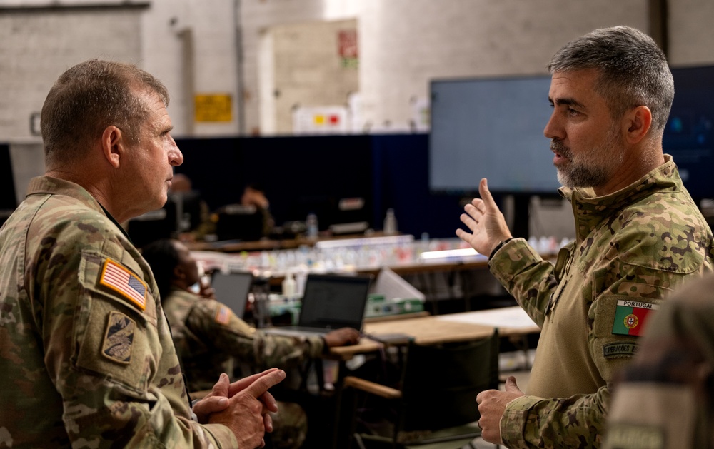 Mississippi Adjutant General visits deployed 3-star NATO element