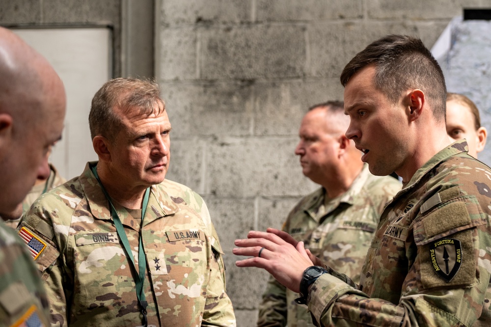 Mississippi Adjutant General visits deployed 3-star NATO element