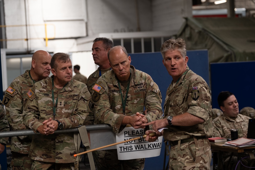 Mississippi Adjutant General visits deployed 3-star NATO element