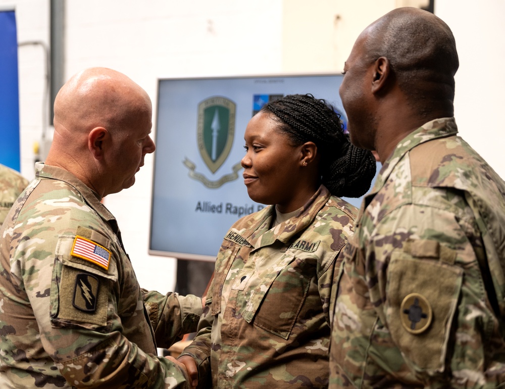 Mississippi Adjutant General visits deployed 3-star NATO element