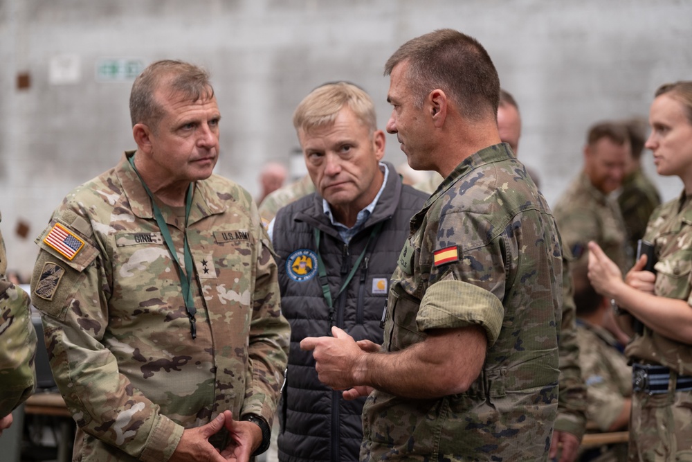 Mississippi Adjutant General visits deployed 3-star NATO element