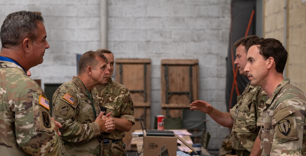 Mississippi Adjutant General visits deployed 3-star NATO element