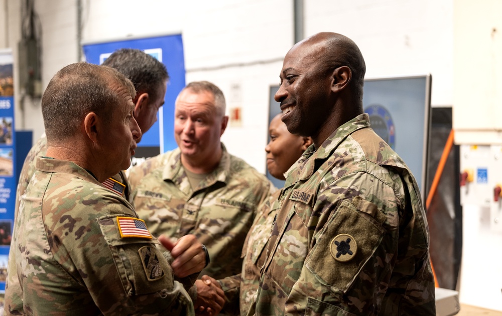 Mississippi Adjutant General visits deployed 3-star NATO element