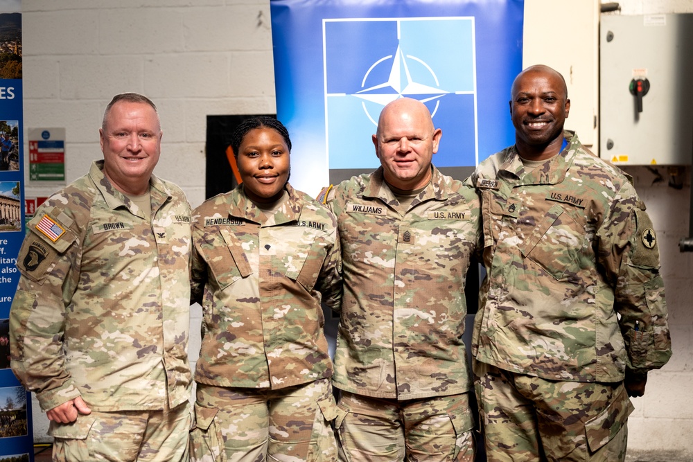 Mississippi Adjutant General visits deployed 3-star NATO element