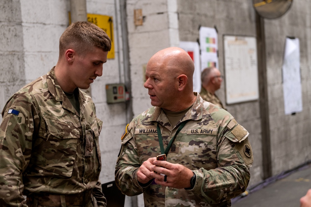 Mississippi Adjutant General visits deployed 3-star NATO element