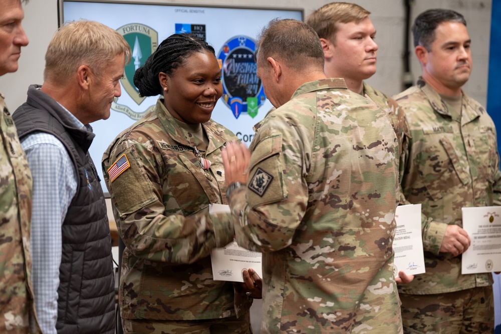 Mississippi Adjutant General visits deployed 3-star NATO element